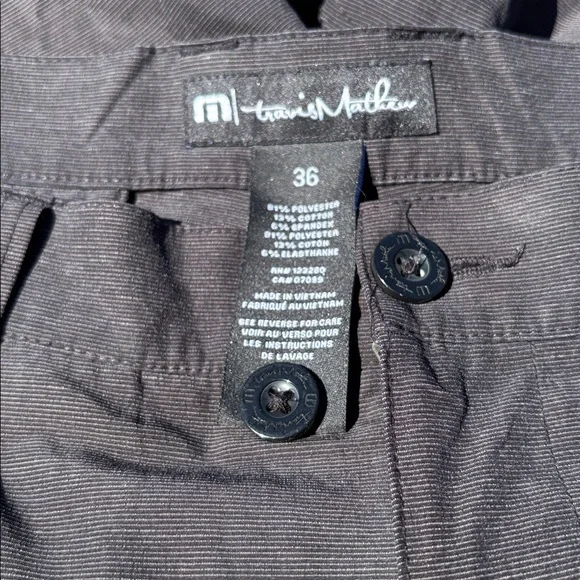 Travis Mathew Charcoal Gray shorts - Picture 2 of 3